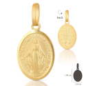 Ciondolo Madonna Miracolosa oro giallo 803321707034