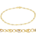 Bracciale Uomo in Oro Giallo e Bianco 803321729939