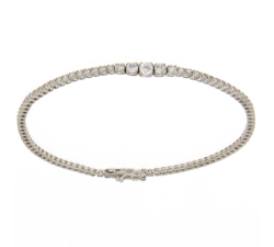 Women's Tennis Bracelet White Gold GL101851