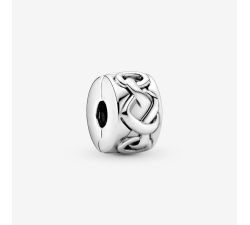 Pandora Charm Clip Intertwined Hearts 798035