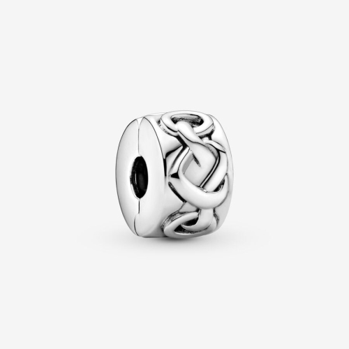 Pandora Charm Clip Intertwined Hearts 798035