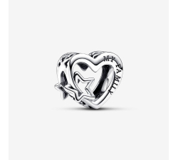 Charm Pandora Openwork Cuore con Stella 792829C00