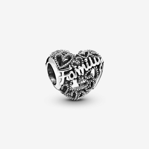 Pandora Openwork Family Heart Charm 798571C00