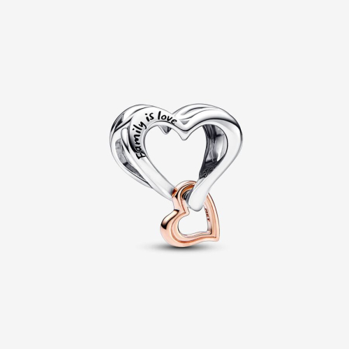 Charm Pandora Openwork Cuore Infinito "Family is Love" 782642C00