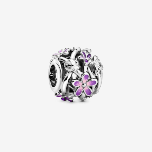 Pandora Openwork Daisy Purple Charm 798772C02