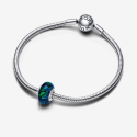 Pandora Green and Blue Opal Charm 791691C04