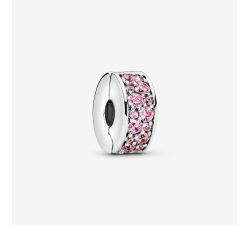 Charm Pandora Clip Pavè Rosa 791817PCZ