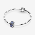 Pandora Charm Murano Glass Blue with Stars 790015C00