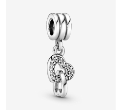 Pandora Charm Intertwined Hearts Anhänger 791242CZ