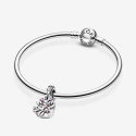 Pandora Charm-Stammbaum-Anhänger mit rosa Steinen 799153C01