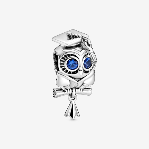 Pandora abgestufter Eulen-Charm 798907C01