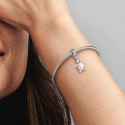 Pandora Charm Rosa Meeresschildkröte Anhänger Muranoglas 798939C02