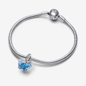 Charm Pandora Pendente Farfalla Vetro di Murano Blu 792698C01