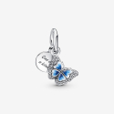 Pandora Charm Pendant Blue Butterfly 790757C01