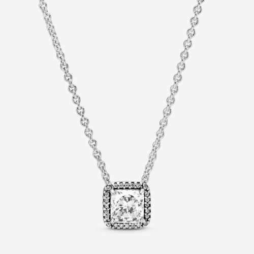 Pandora Square Light Point Necklace 396241CZ-45