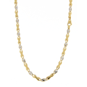 Collana Uomo Oro Giallo Bianco GL101854