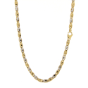 Men's Necklace Yellow Gold White GL101857