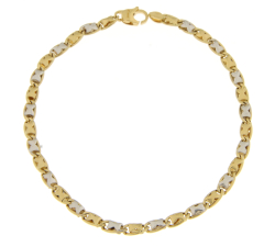 Bracciale Uomo Oro Bianco Giallo GL101859