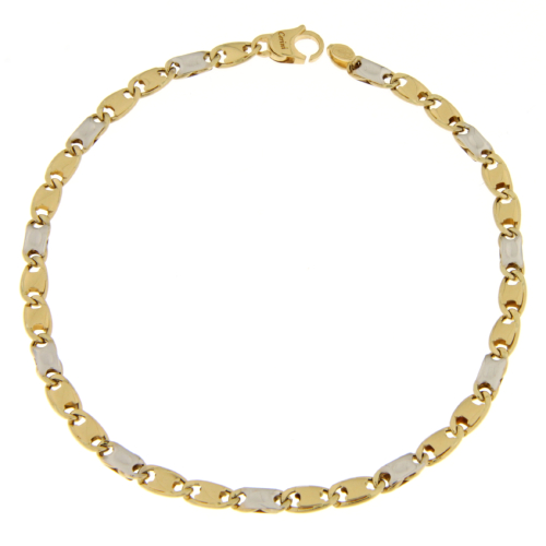 Bracciale Uomo Oro Bianco Giallo GL101860