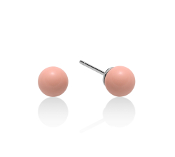 Miluna Women's Earrings Pink Coral PER2407