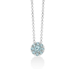 Miluna Women's Necklace Sky Gem CLD4794