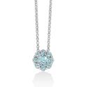 Miluna Women's Necklace Sky Gem CLD4796