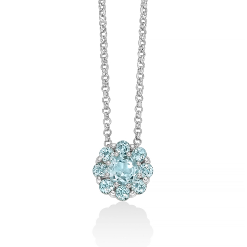 Miluna Women's Necklace Sky Gem CLD4796