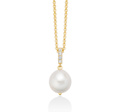 Miluna Women's Necklace Pearl Games PCL6538G