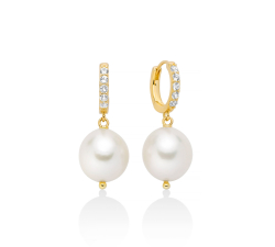 Miluna Women's Earrings Pearl Games PER2740G