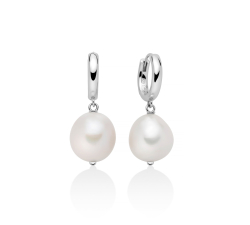 Miluna Women's Earrings Pearl Games PER2741B