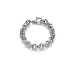 Giovanni Raspini Rolò Hammered Women's Bracelet 10509