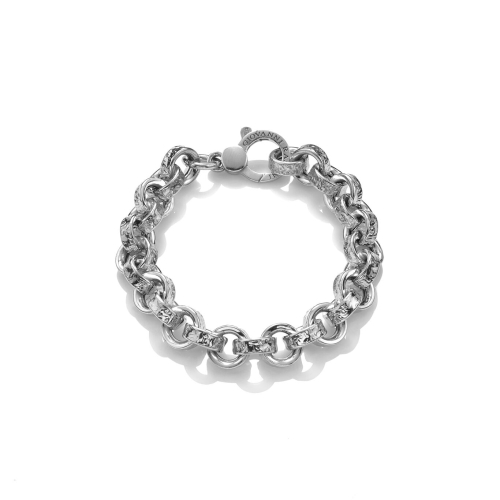 Giovanni Raspini Rolò Hammered Women's Bracelet 10509