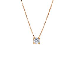 Women's Necklace Point Light Rose Gold GL101863