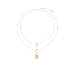 Collana Valentina Ferragni Studio Lock Gold DVF-CO-12