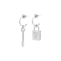 Orecchini Valentina Ferragni Studio Lock Silver DVF-OR-PE15