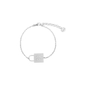 Valentina Ferragni Studio Lock Silver Bracelet DVF-BR-11