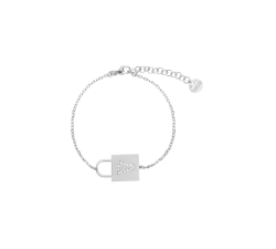 Valentina Ferragni Studio Lock Silver Bracelet DVF-BR-11