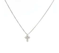 Collana Donna Promesse Croce Diamanti CRF4E05