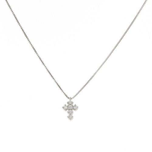 Collana Donna Promesse Croce Diamanti CRF4E05