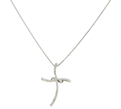 Women's Necklace Promises Cross Diamonds CRP45