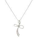 Women's Necklace Promises Cross Diamonds CRP46