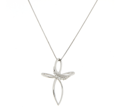 Women's Necklace Promises Cross Diamonds CRP47