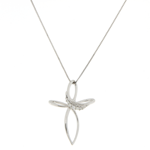 Women's Necklace Promises Cross Diamonds CRP47