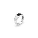 Giovanni Raspini Hammered Onyx Men's Ring 11868