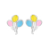 Luca Barra Baby Girl Earrings JO127