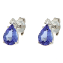 Women's Earrings Promises Diamonds Tanzanite OG75TANZ