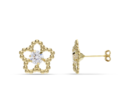 Women's Yellow Gold Earrings GL101872