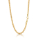 Men's Necklace Yellow Gold White GL101865