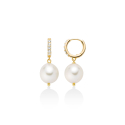 Miluna Women's Earrings Pearl Games PER2740G