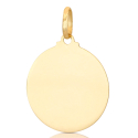 Yellow gold customizable medal pendant 803321737032